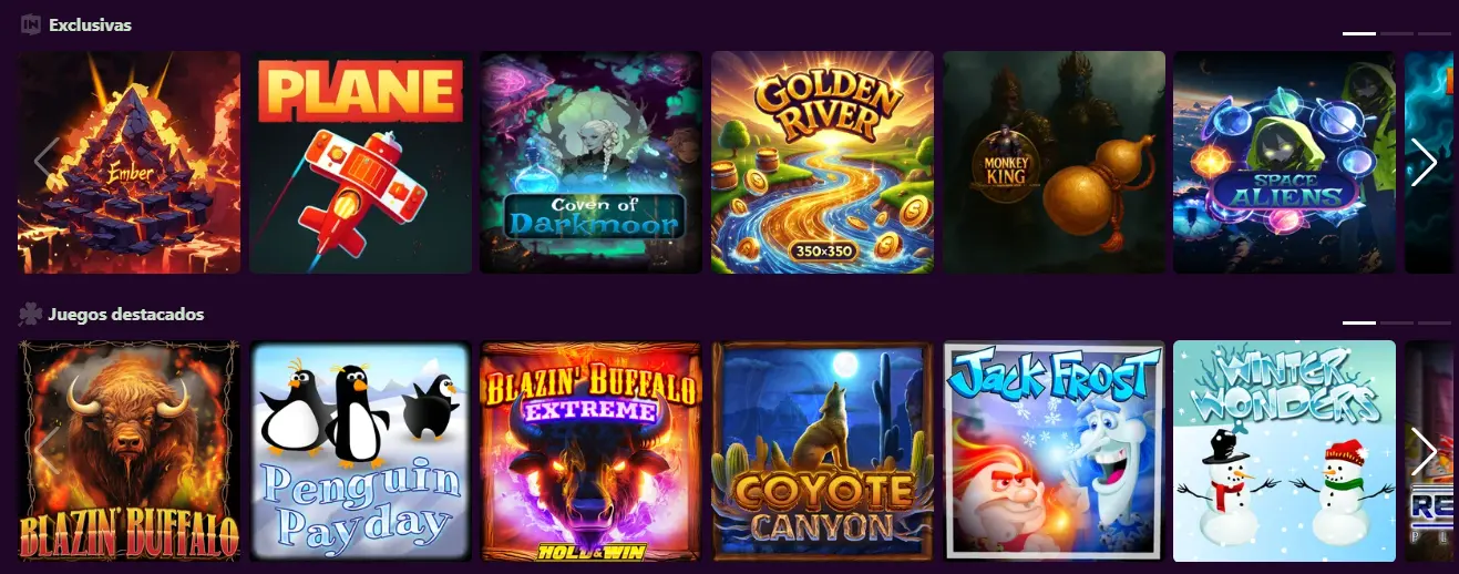 Avantgarde Casino Juegos Exclusivos y Destacados Avantgarde Casino selección de juegos exclusivos y slots destacados de diferentes temáticas